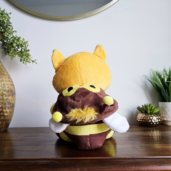 Peek-A-Boo Disguisimals Corgi Plush Bee Dog Dressed as a Bee Stuffed Animal Toy - Picture 2 of 11